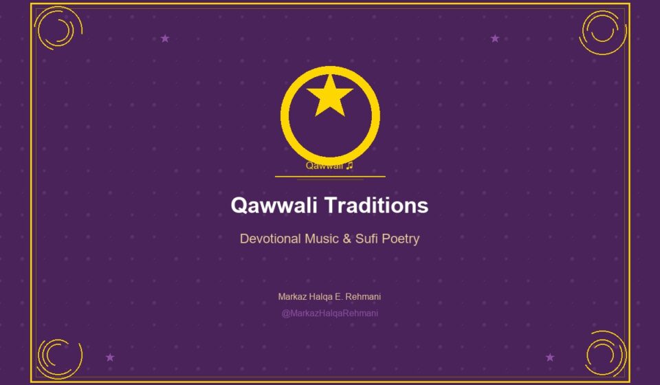 Qawwali Traditions — A Journey Through Sufi Music and Devotion islamic 34ad2f75d9 051837