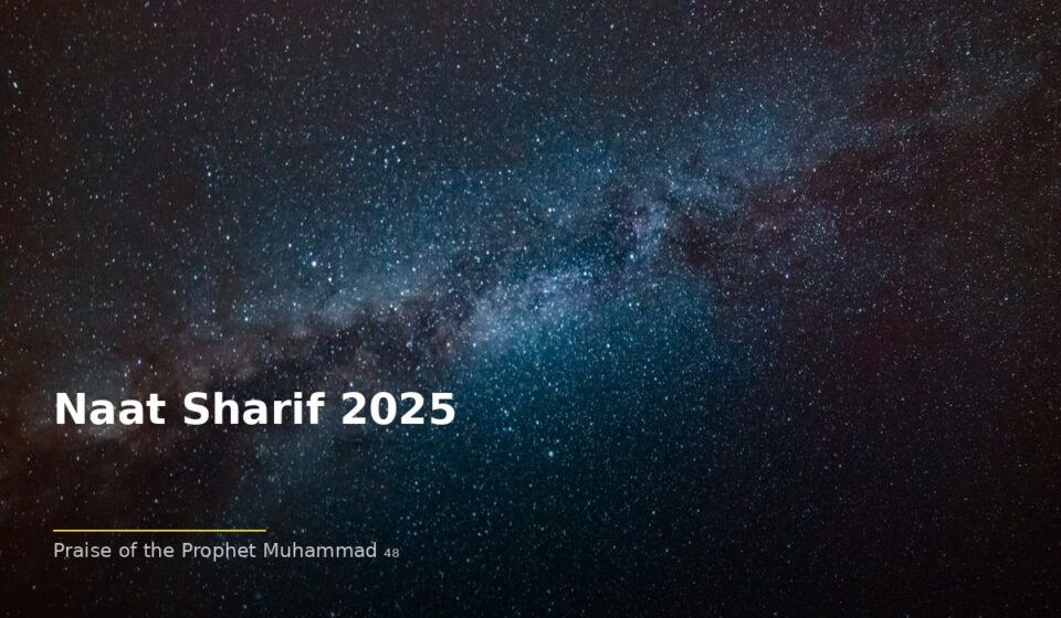 Naat Sharif 2025: Praising the Prophet (PBUH) Through Naat islamic afda250e67 165605